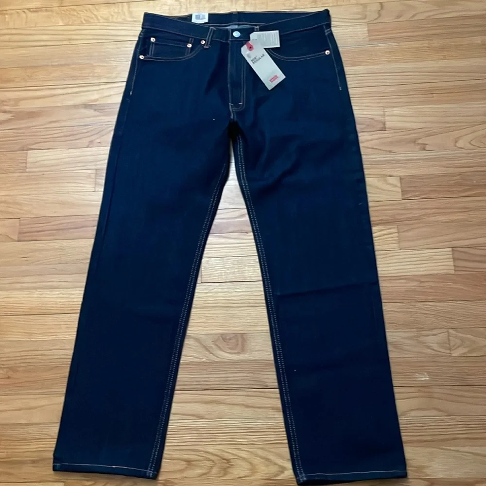 Levi's 505 Regular Jeans Dark Wash‎ Size W36 L32